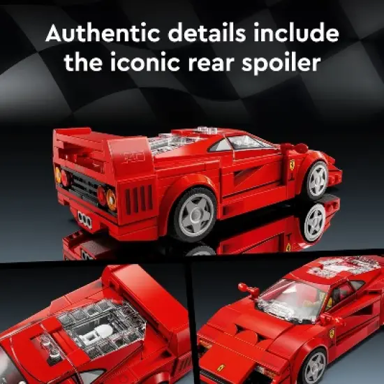 LEGO Speed Champions Ferrari F40 Supercar Building Set 76934 image {2}
