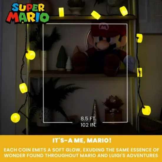 Super Mario Bros. Coin String Lights image {4}
