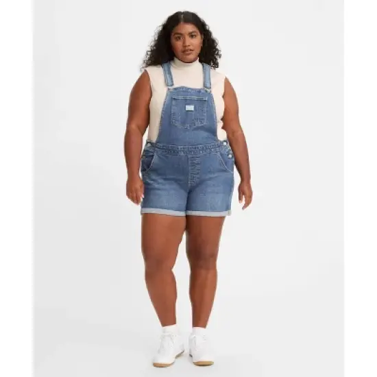 Levi's&reg; Women's Plus Size Denim Shortalls - Indigo Minute  image {3}