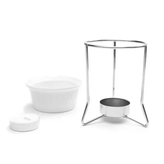 Fox Run Butter and Sauce Warming Cups Prepare and Serve Ceramic Dish Set of 2 image {2}