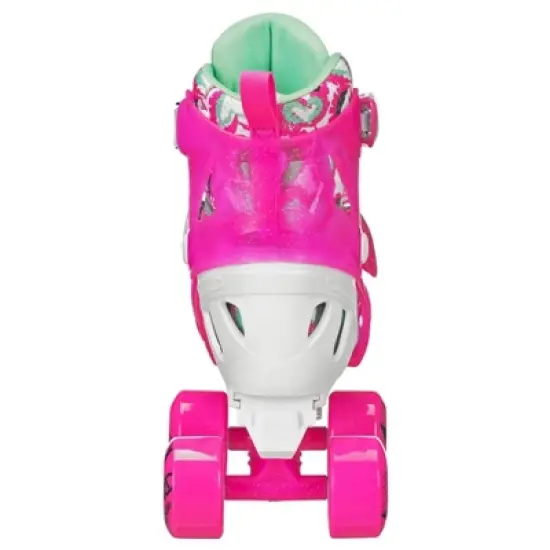 	Roller Derby Trac Star Youth Kids' Adjustable Roller Skate - White/Pink image {3}
