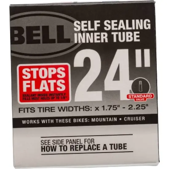 Bell 24" Bike Inner Tire Tube - Black image {3}