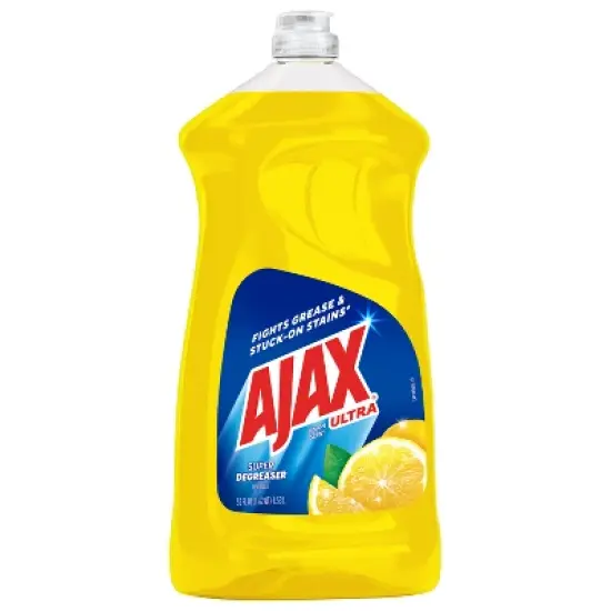 Ajax Ultra Lemon Super Degreaser Dishwashing Liquid Dish Soap image {12}