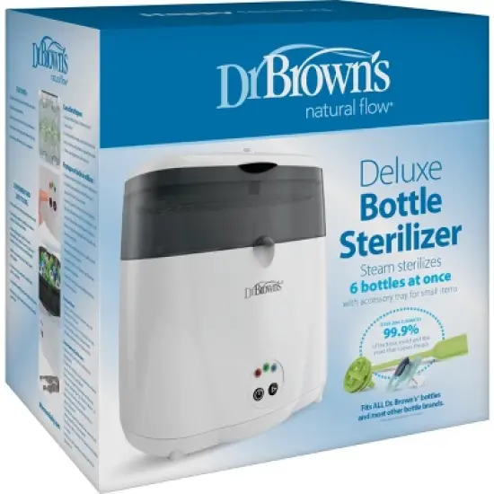 Dr. Brown's Electric Deluxe Baby Bottle Sterilizer image {6}