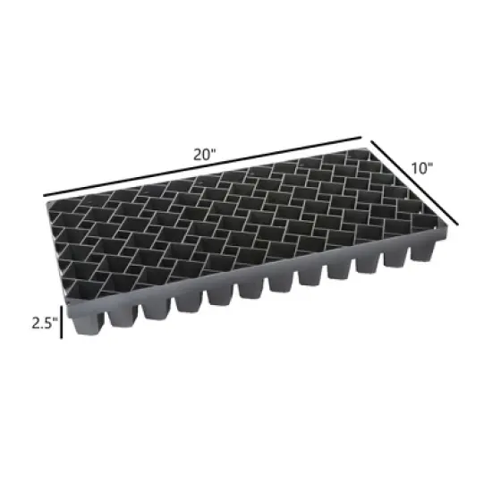 SUNPACK 10" x 20" Seed Starting Air Prune Propagation Tray, 2.5" image {1}