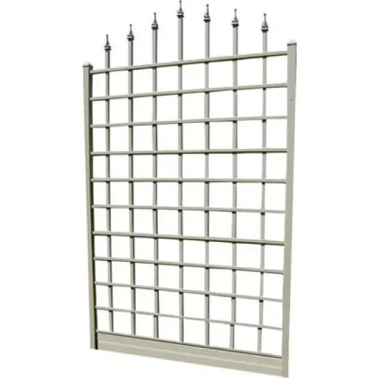 96" Winchester Vinyl Trellis - White - Dura-Trel image {3}