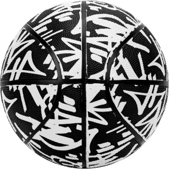 AND1 Fantom Graffiti Rubber Basketball: Official Regulation Size 7 (29.5 inches) - Deep Channel Construction, Made for Indoor Outdoor Games image {1}