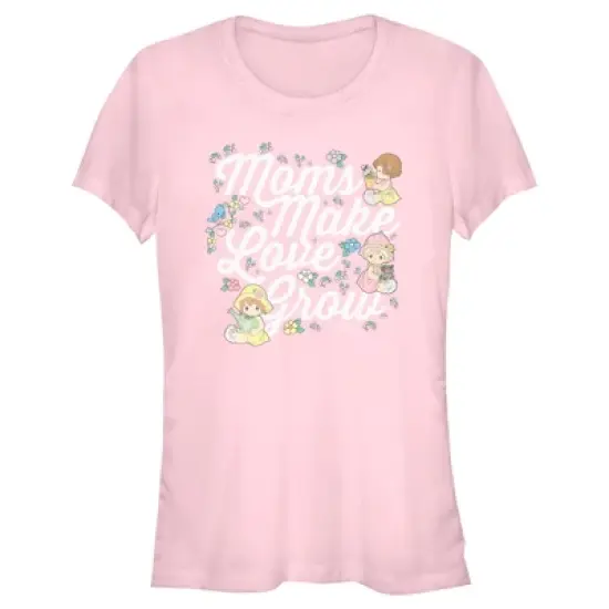 Junior's Precious Moments Moms Make Love Grow  T-Shirt -  - image {3}