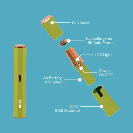 bliss Eyebrow Hair Remover - Lime image {2}