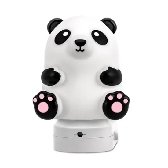 DORESshop 0.5W Plug-in Light Sensor Night Light, Panda Design, White Housing with Dual Plug, 3000K Warm White to RGB Gradient image {7}