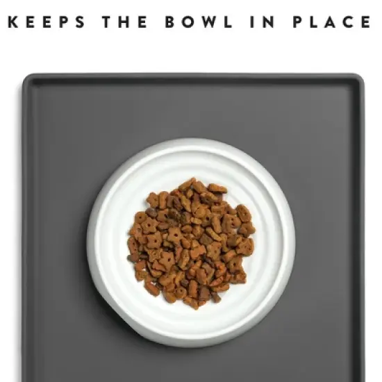 CatGuru Cat Food Mat, Waterproof Pet Food Mat, Silicone Cat Mat for Food and Water Bowl, Nonslip Mat For Cat Bowls image {4}