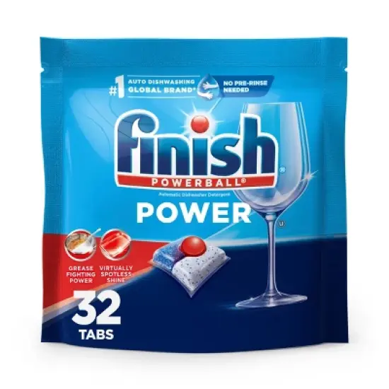 Finish Fresh Power Dishwasher Detergents Tablets - 32ct image {7}