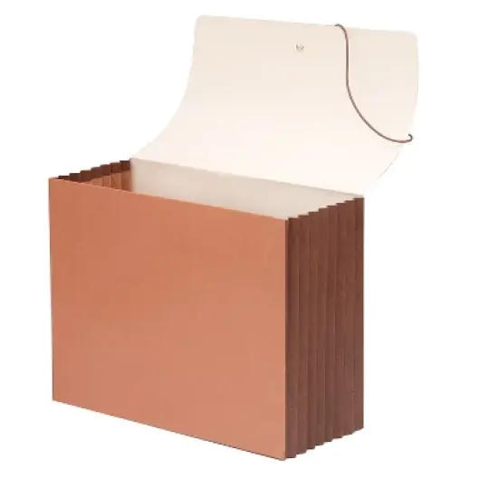 Smead TUFF 5 1/4" Exp Wallets Manila/Redrope Legal 71166 image {1}