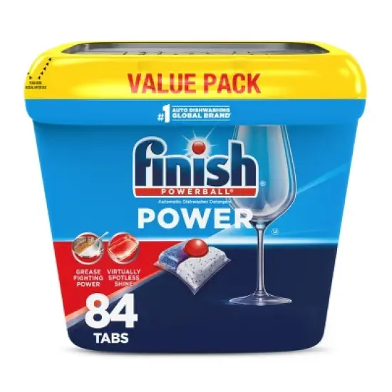 Finish Fresh Power Dishwasher Detergent Tablets - 84ct image {7}