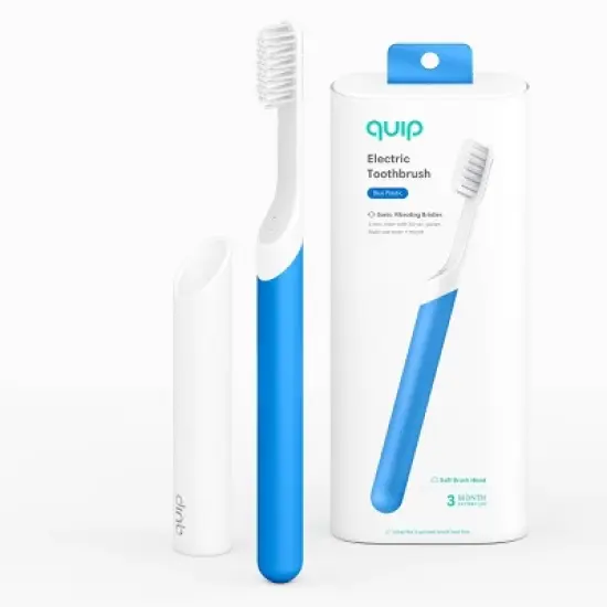 quip Plastic Electric Toothbrush Starter Kit - 2-Minute Timer + Travel Case image {14}
