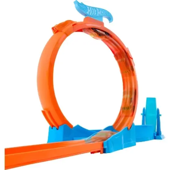 Hot Wheels Toy Vehicle Track Creator Triple Loop Kit - 24pk image {3}