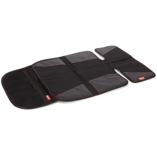 Diono Super Mat Car Seat Protector for Under Car Seat Includes 3 Mesh Storage Pockets Crash Tested - Black image {11}