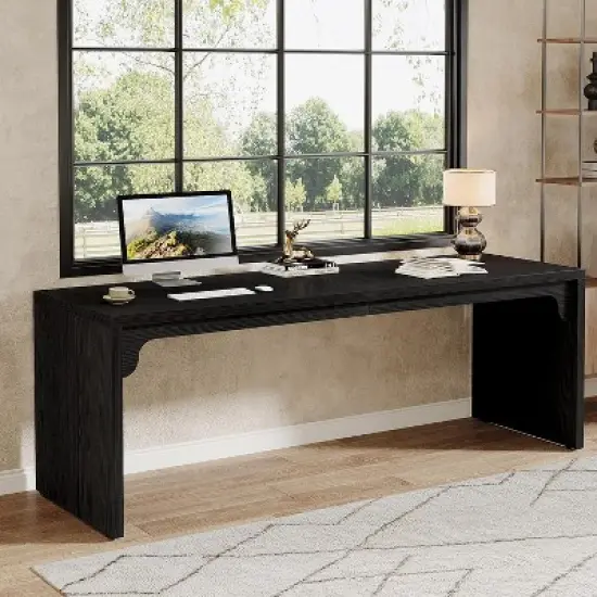 Tribesigns 78.7" Long Double Computer Desk Workstation for Home Office image {6}