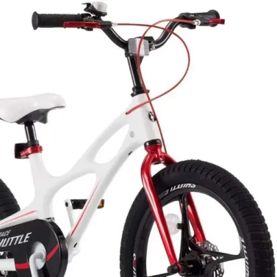 RoyalBaby RoyalMg Galaxy Fleet Children Kids Bicycle w/2 Disc Brakes and Training Wheels, for Boys and Girls Ages 3 to 5 image {2}