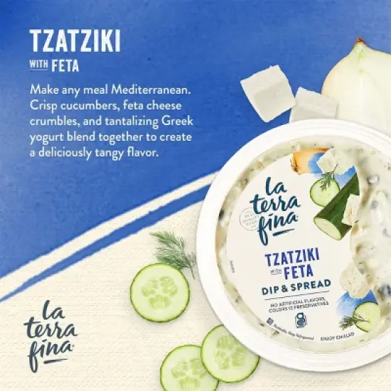 La Terra Fina Tzatziki with Feta Dip - 10oz image {5}