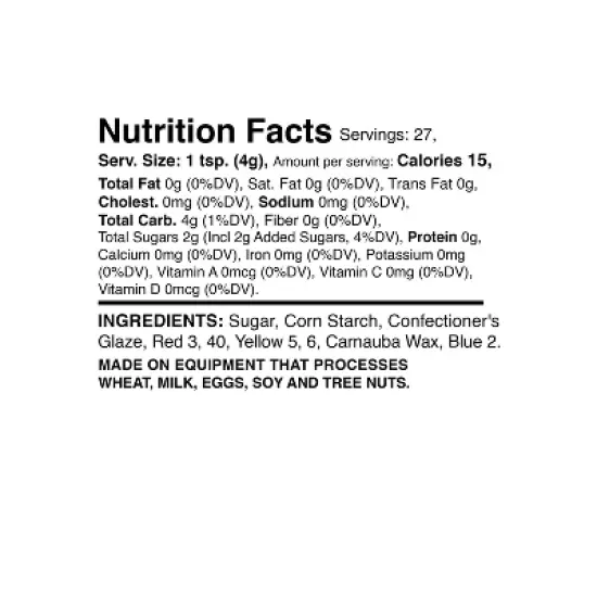 Mystic Sprinkles The Big Game: Red & Yellow Nonpareils Mix 3.8oz Bottle image {4}