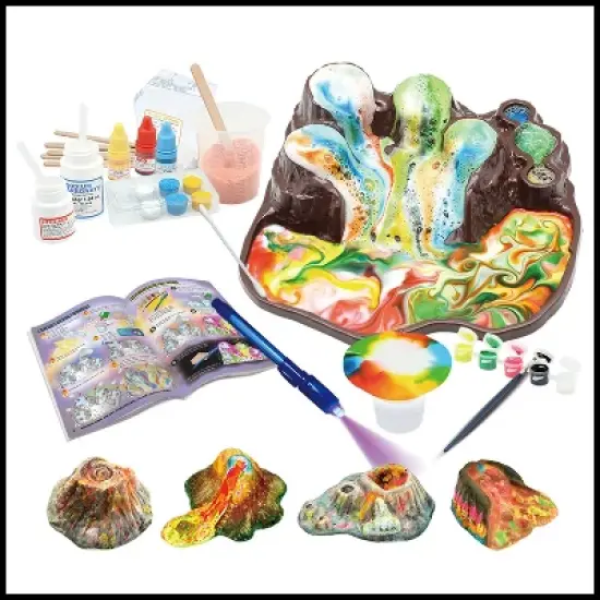 Wild Environmental Science - Rainbow Volcano Lava Lab Mega Kit image {1}