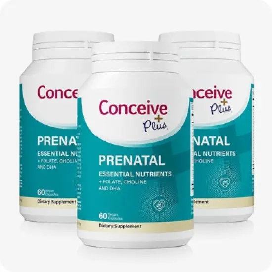 Conceive Plus Prenatal Multivitamin + Choline, DHA, Non GMO - 60ct image {8}