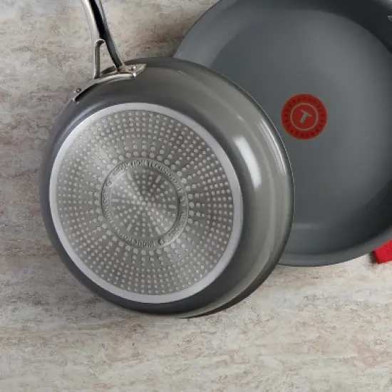T-Fal Excellence Reserve 12" Ceramic Nonstick Frypan Gray image {4}