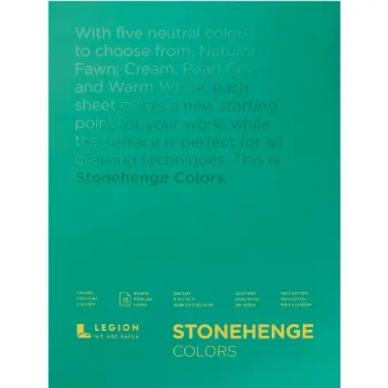 Stonehenge Aqua Block Coldpress Pad 9"X12" 10 Sheets/Pkg-White 300lb image {2}
