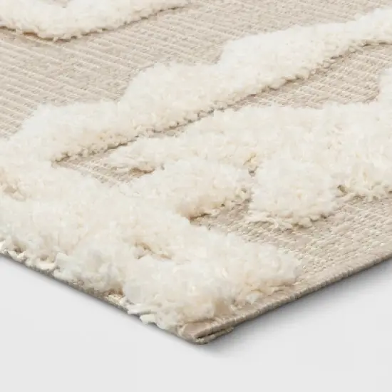 Outdoor Rug Tufted Cream - Opalhouse&trade; image {1}