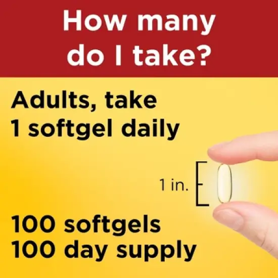 Nature Made Flaxseed Oil 1400 mg Softgels - 100ct image {5}