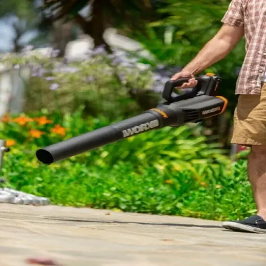 Worx WG547.1 Turbine Two Speed Cordless Leaf Blower image {9}