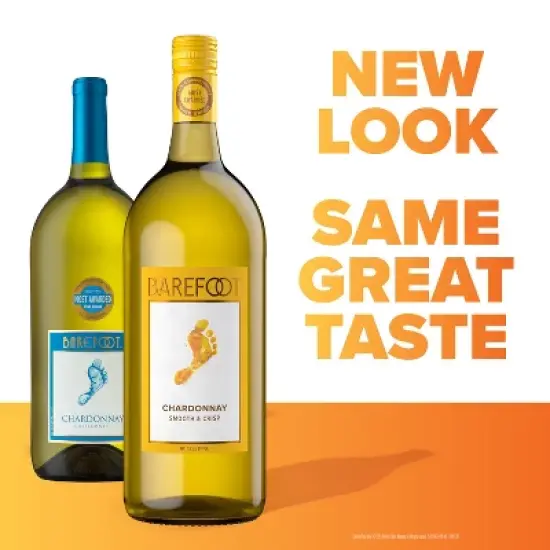 Barefoot Cellars Chardonnay White Wine - 1.5L Bottle image {1}
