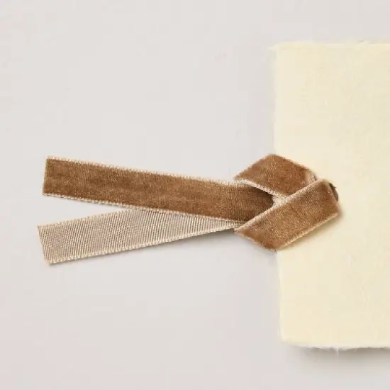 Place Setting Cards with Brown Velvet Ribbon 12ct - Hearth & Hand&trade; with Magnolia image {2}