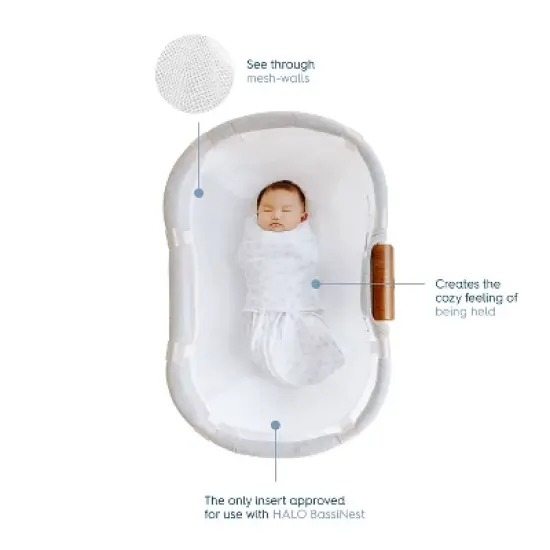 HALO Innovations Bassinest Insert Sleeper Accessories 2.0 - Newborn image {3}