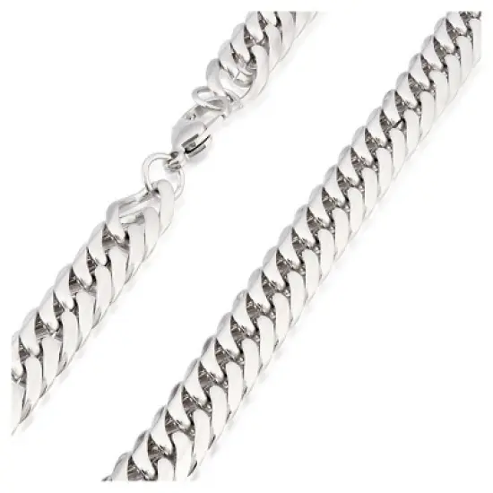 Crucible Stainless Steel Polished Curb Chain image {1}