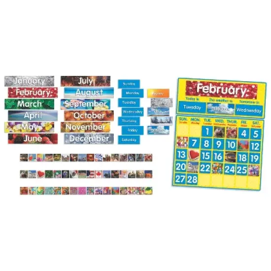 Scholastic Photo Calendar Bulletin Board Set image {3}