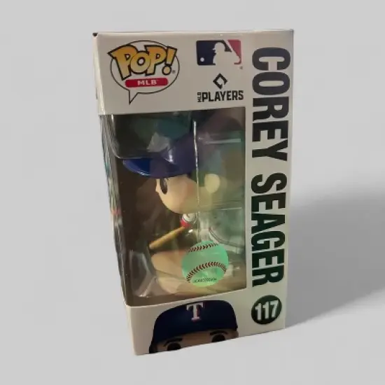 Funko POP! MLB Baseball Texas Rangers Corey Seager Figure #117! image {3}