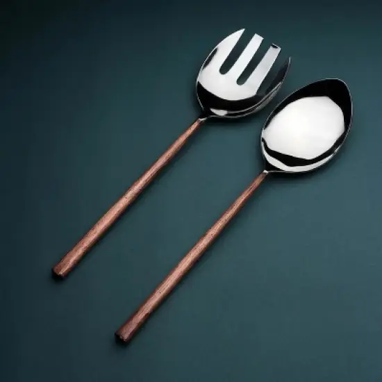 Inox Artisans Sundance Salad Serving 2 Pc. Set image {4}
