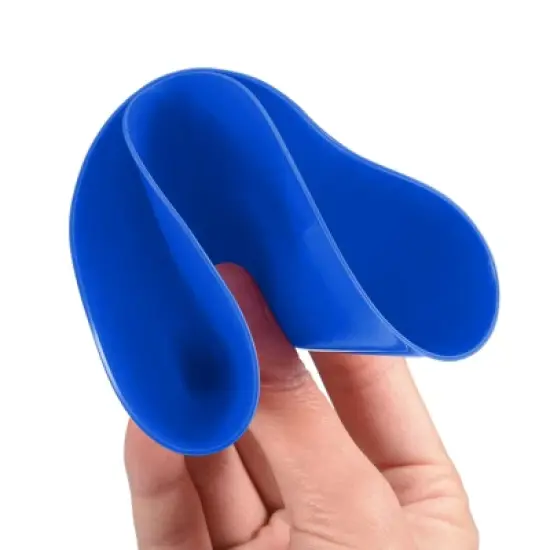 Unique Bargains Silicone Flexible Odorless Heat-resistant Jar Opener Blue 4 Pcs image {3}