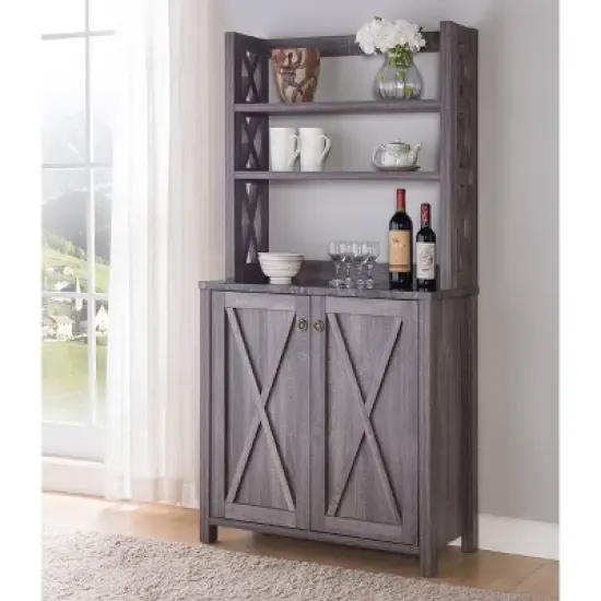 Doria Baker Rack Dark Gray - miBasics image {1}