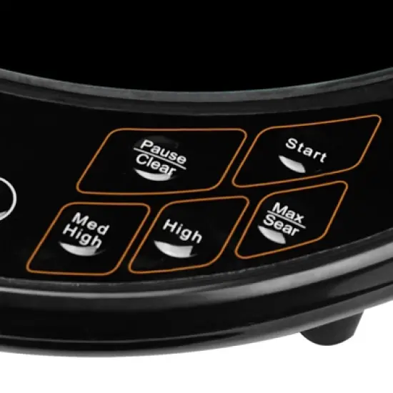 Brentwood Single Electric Induction Cooktop in Black image {3}