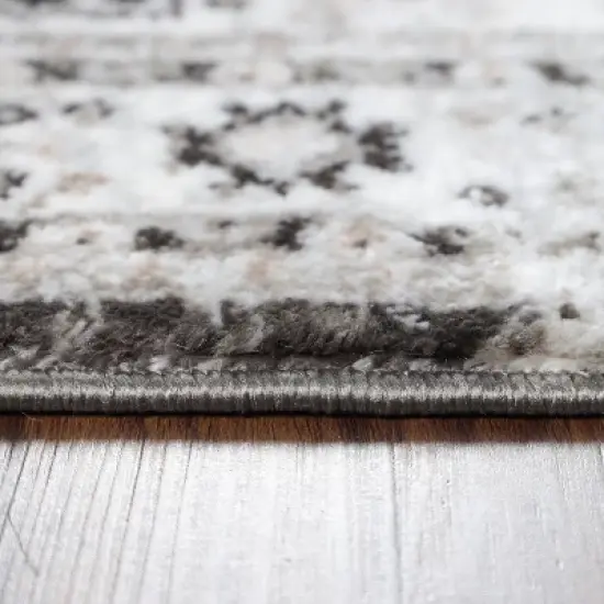 Contemporary Abstract Washable Indoor Area Rug by Blue Nile Mills image {4}