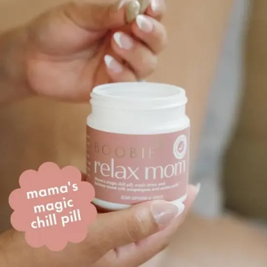 Boobie Capsule Relax Mom-Stress Support - 60ct image {1}