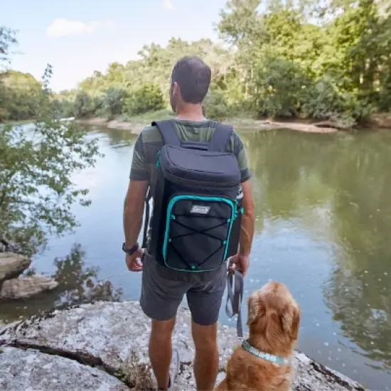 Coleman Xpand 21qt Soft Cooler Backpack - Blue image {9}