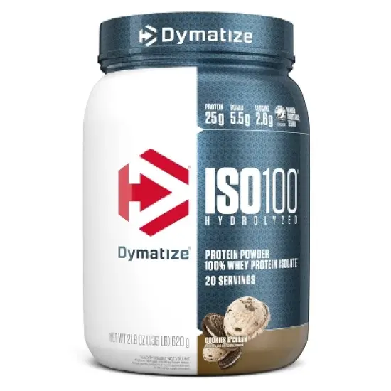 Dymatize 100% Whey Isolate Protein Powder - Cookies & Cream image {6}