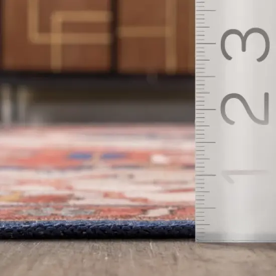 nuLOOM Carolyn Machine Washable Motif Area Rug image {2}