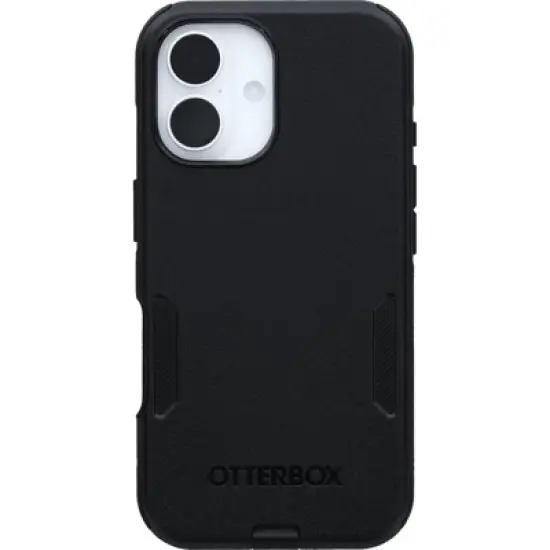 OtterBox Apple iPhone 16 Commuter Series Case with MagSafe - Black: Solid Plastic Protection image {4}