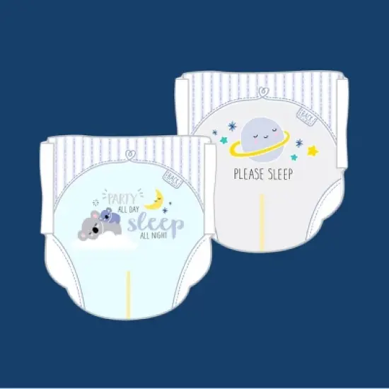 Pampers Swaddlers Overnight Diapers - (Select Size and Count) image {2}