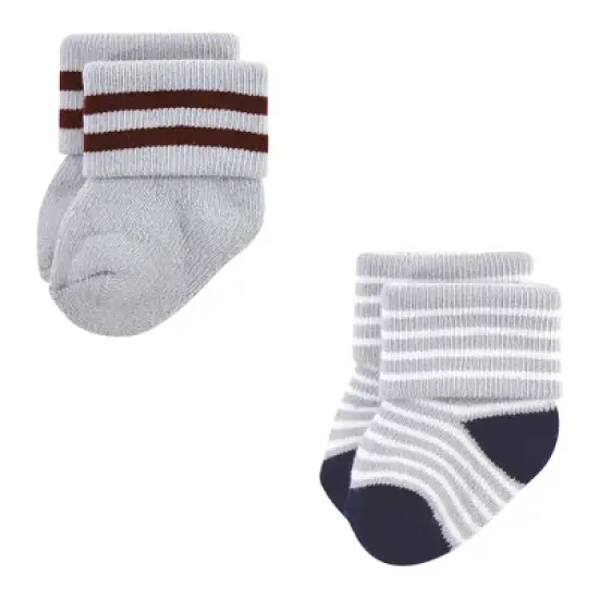 Little Treasure Infant Boy Newborn Socks, Genius image {5}